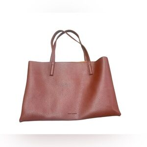 Vince Camuto Women’s Luck Vegan Leather Tote Stripped Shoulder Bag EUC!